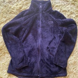 NORTH FACE super soft fluffy micro fleece zip-up